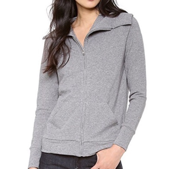 🧡 Soft Joie Dayva Funnel Neck Jacket Gray